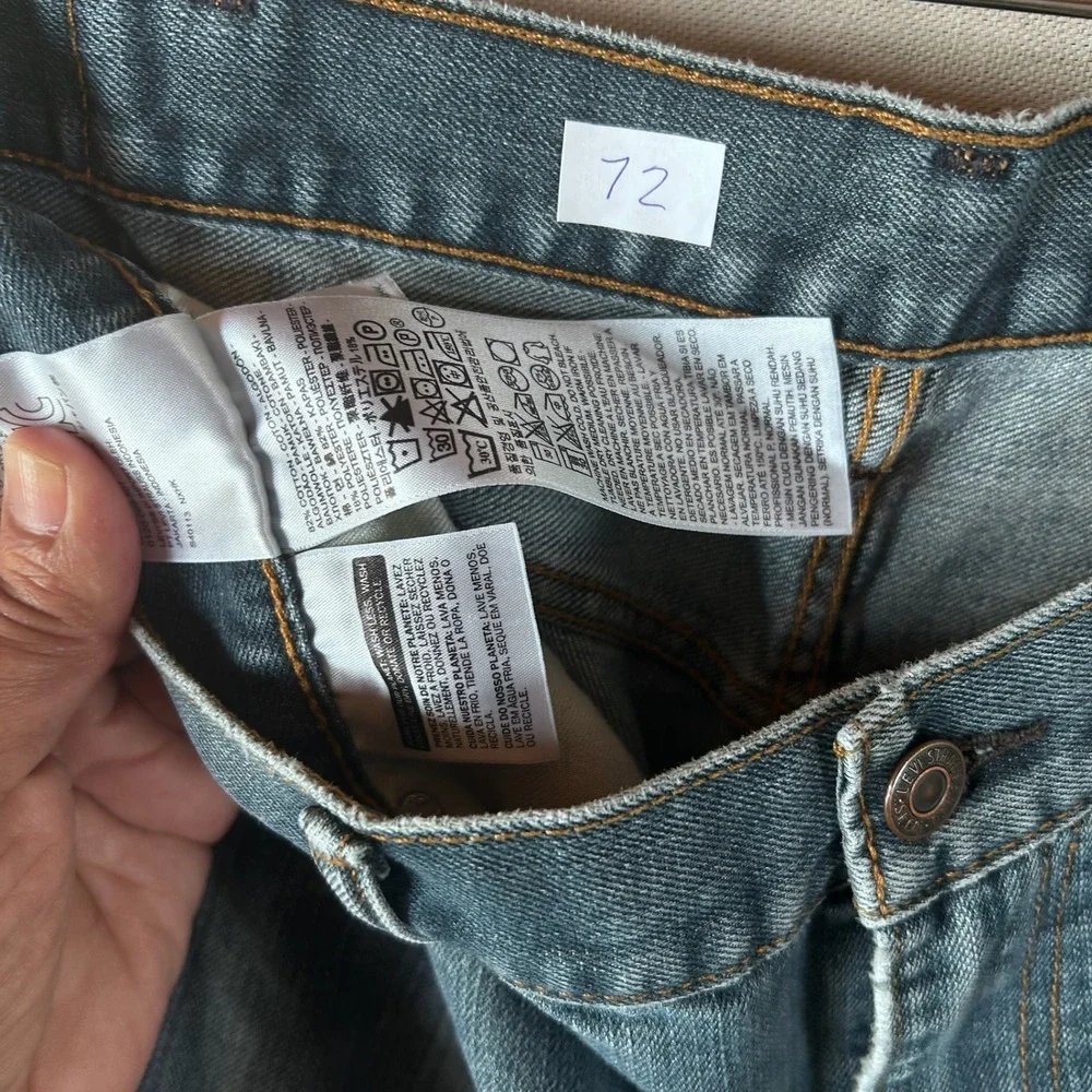 Levis 559 Relaxed Straight Jeans Mens‎ 38x30 Blue Medium Wash Denim 00559-0733